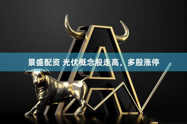 景盛配资 光伏概念股走高，多股涨停